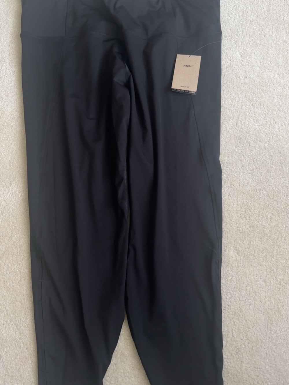 Nike Women's Black Track Joggers with Tapered Leg